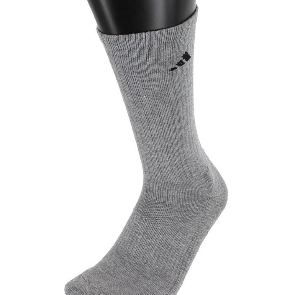 Adidas men cushioned Climalite socks.